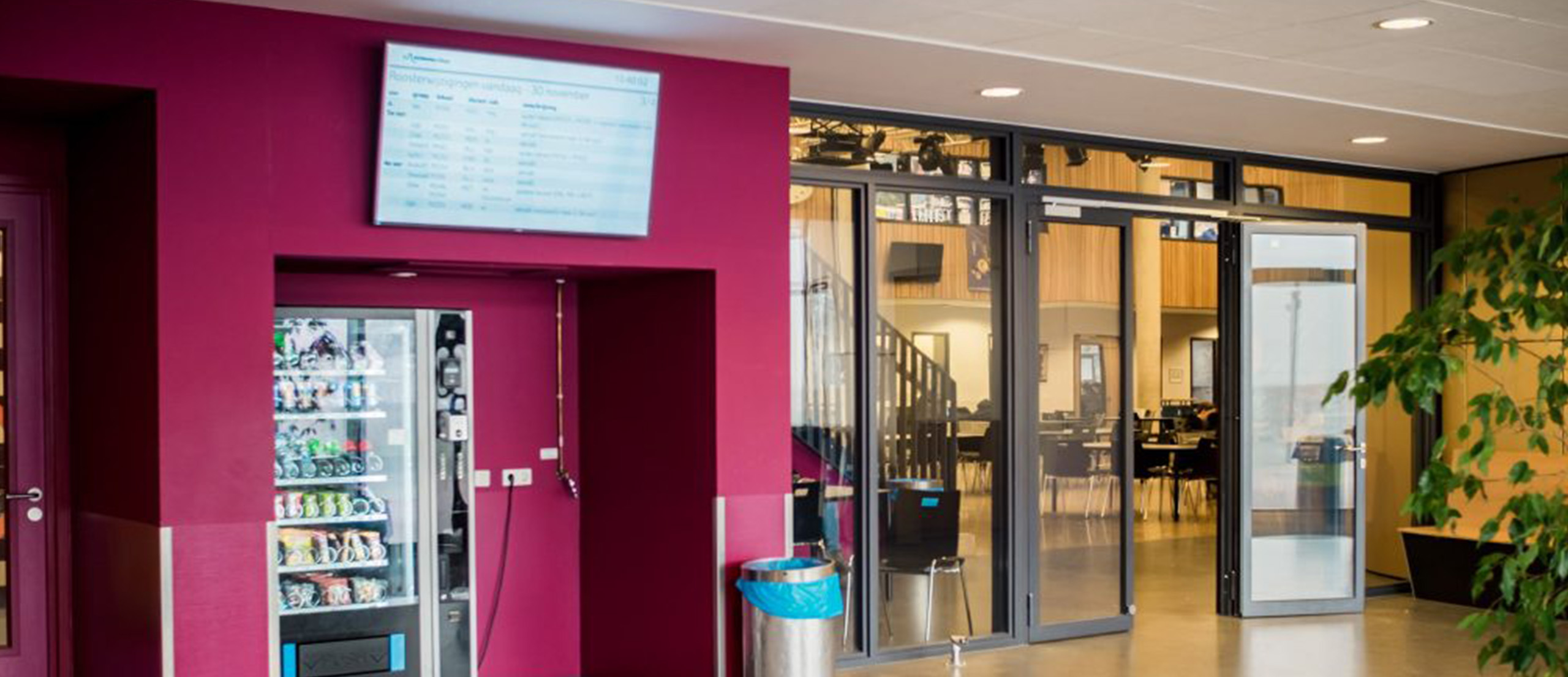 StageSign narrowcasting in het onderwijs